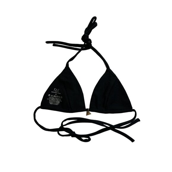 FAE House Triangle Bikini Top in Black - Picture 2 of 3